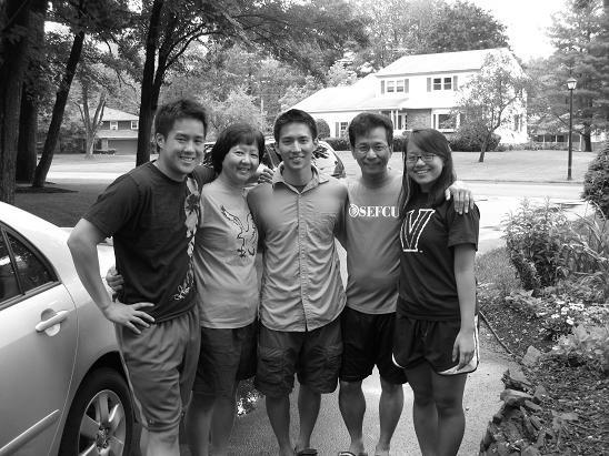 The Family. Surprisingly chipper about my departure. 